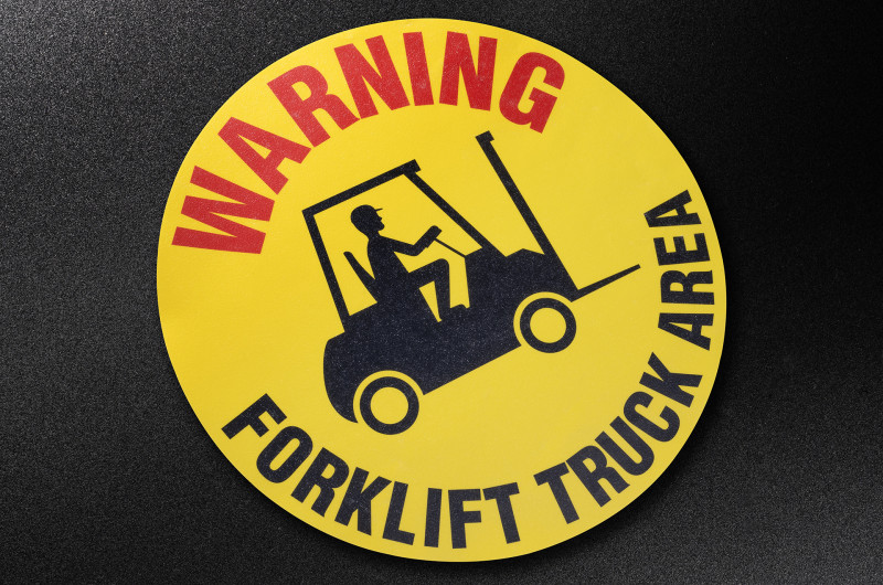 yellowforkliftfloorsticker
