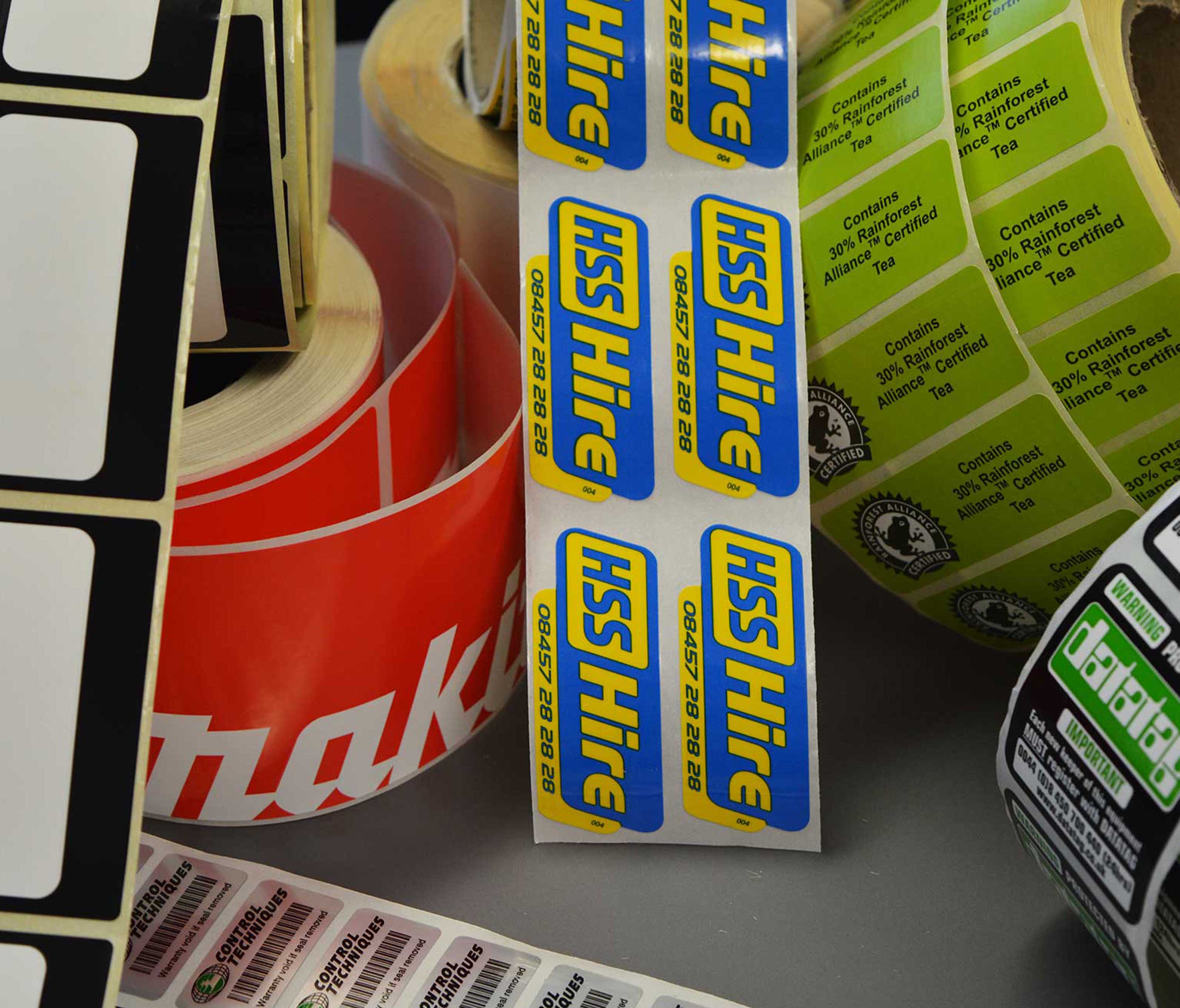 Industrial Printed Labelling Products