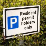 Parking Permit Sticker Signage