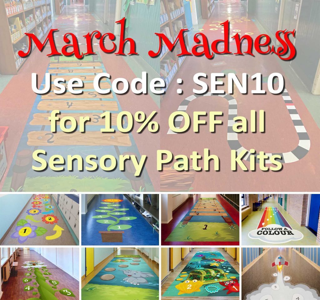 Sensory Pathway Floor Sticker Kits